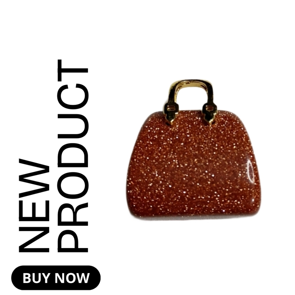 NEW Goldstone Glittery Orange Mini Handbag